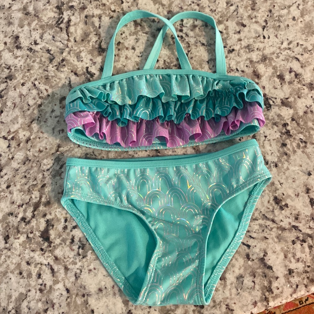 Mermaid bathing suit with tail
